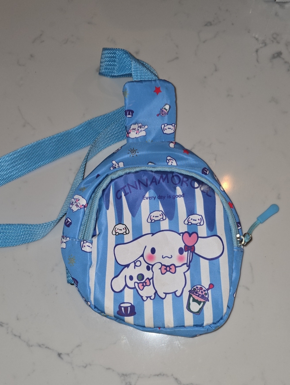 Light Blue Kids Crossbody Pouch